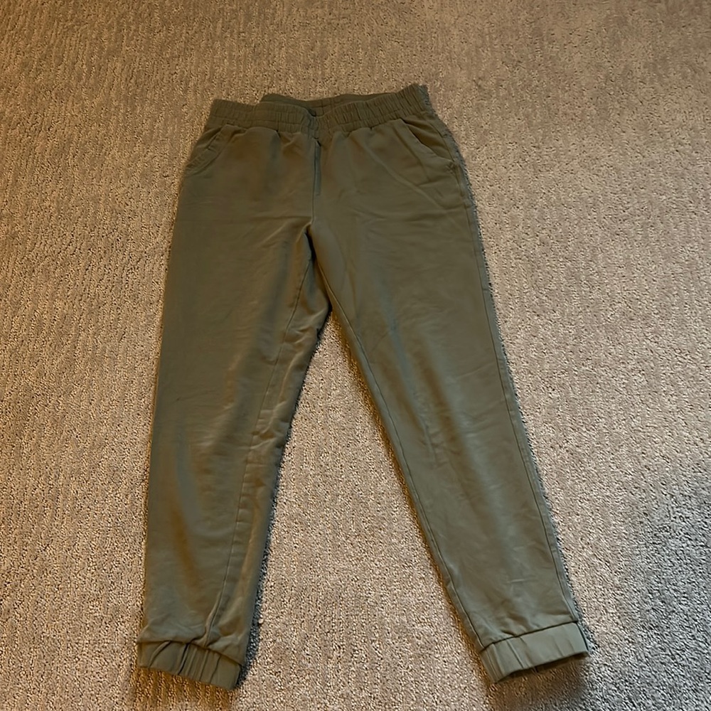 Army green joggers